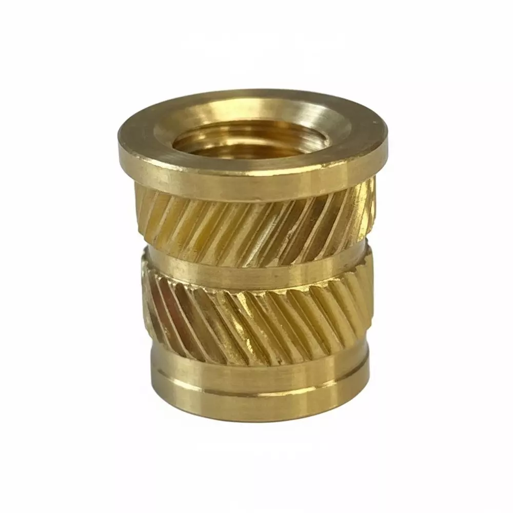 SI Threaded Insert Brass 9.53 mm Outside Diameter, IUTFB-0420