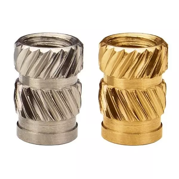 SI Threaded Insert Brass 8.69 mm Outside Diameter, IUTB-M6