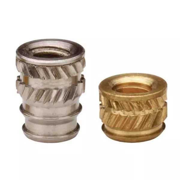 SI Threaded Insert Brass 7.54 mm Outside Diameter, IUB-M5-2