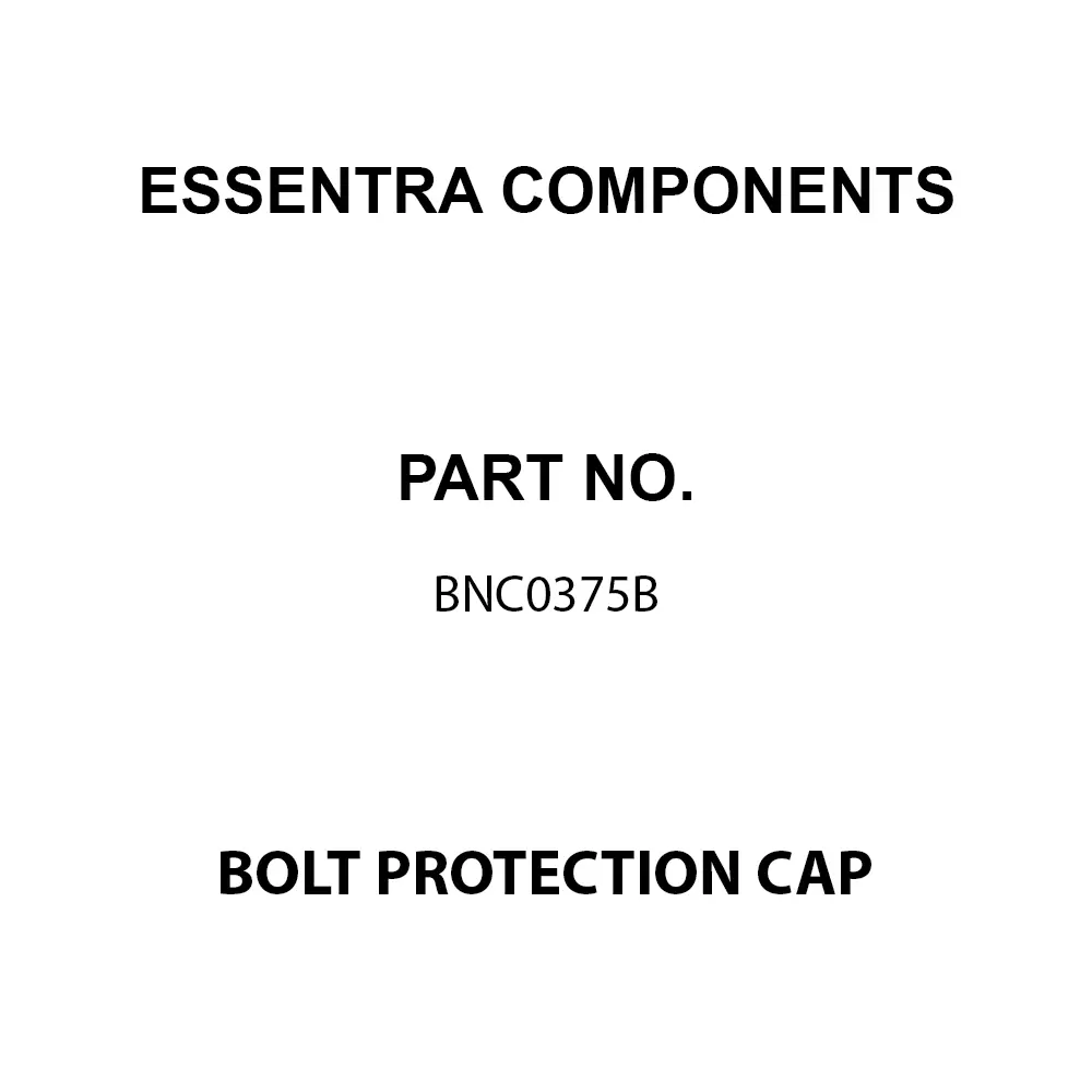 ESSENTRA COMPONENTS Bolt Protection Cap Low-Density Polyethylene (LDPE) 3/8 Thread Size 14 mm Mounting Hole Size, BNC0375B