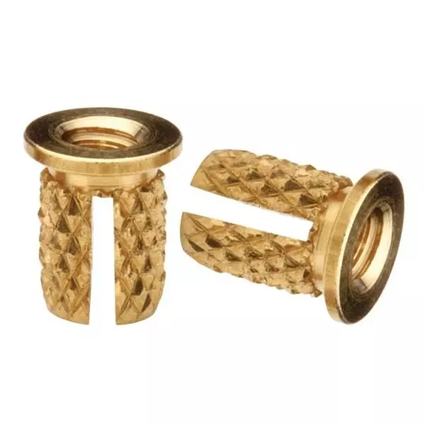 SI Threaded Insert 4.22 mm Length 4-40 Thread Size 5.56 mm Outside Diameter, PFLB-440-1