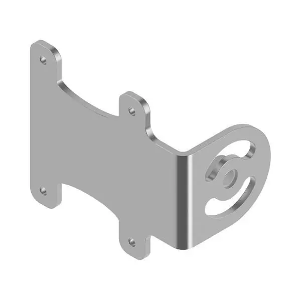 BANNER ENGINEERING Right Angle Mount Bracket Stainless Steel 81 mm Length M3 x 0.5 Thread Size, SMBVERA