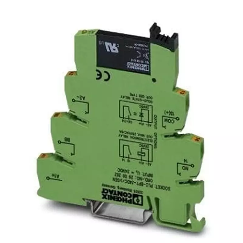 Phoenix Contact Solid State Relays SSR Type DIN Rail Mount 100 mA Load Current Rating, 2900361