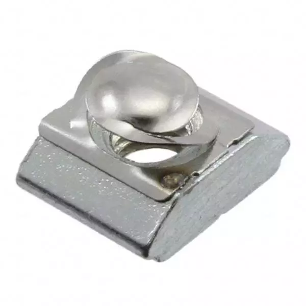 Rose+Krieger Slot Stone Galvanized Steel 12 mm Length M5 Thread Size, 4006711