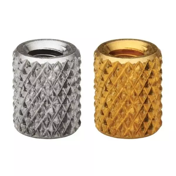SI Threaded Insert Leaded Brass 6.35 mm Outside Diameter, STKB-M4-4