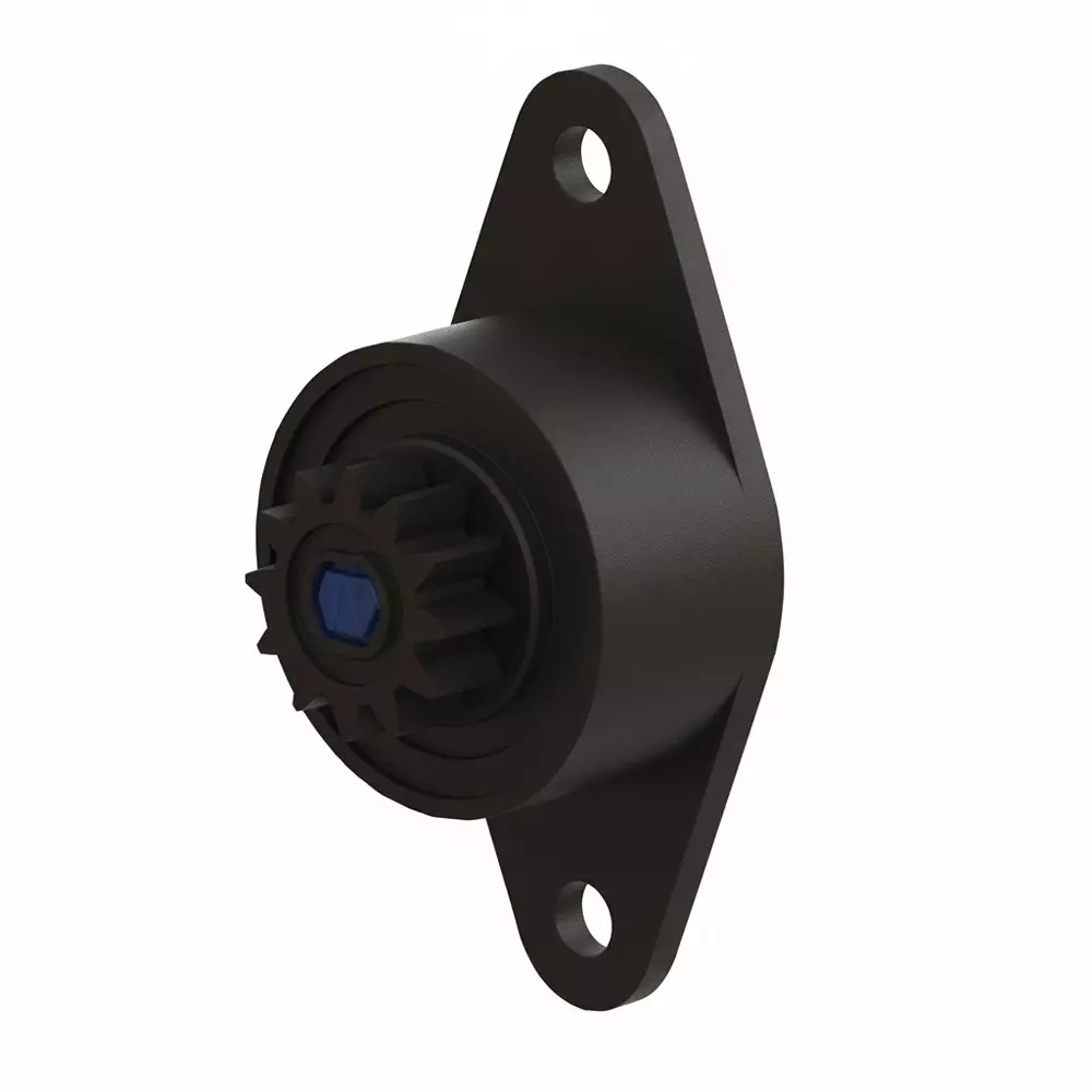 ESSENTRA COMPONENTS Rotary Damper Polycarbonate (PC) 25 mm Outside Diameter, RFRT-D2-152-G2