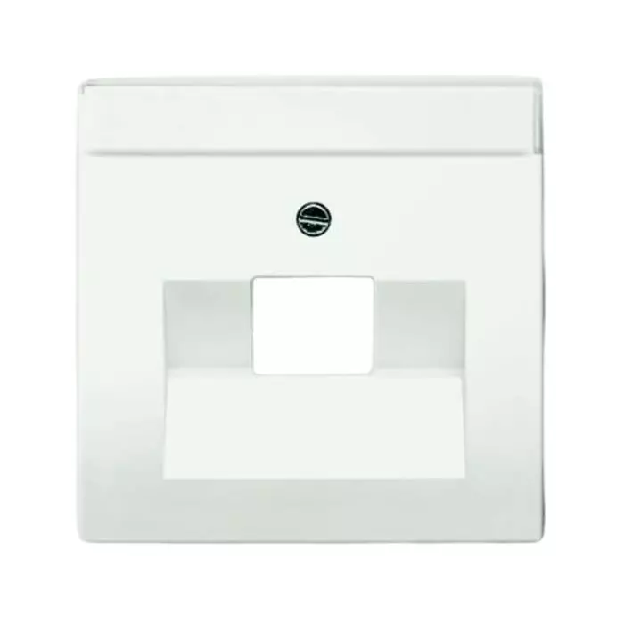 ABB White 1 Gang Plastic RJ45 Cover Plate, 2CKA001710A3889