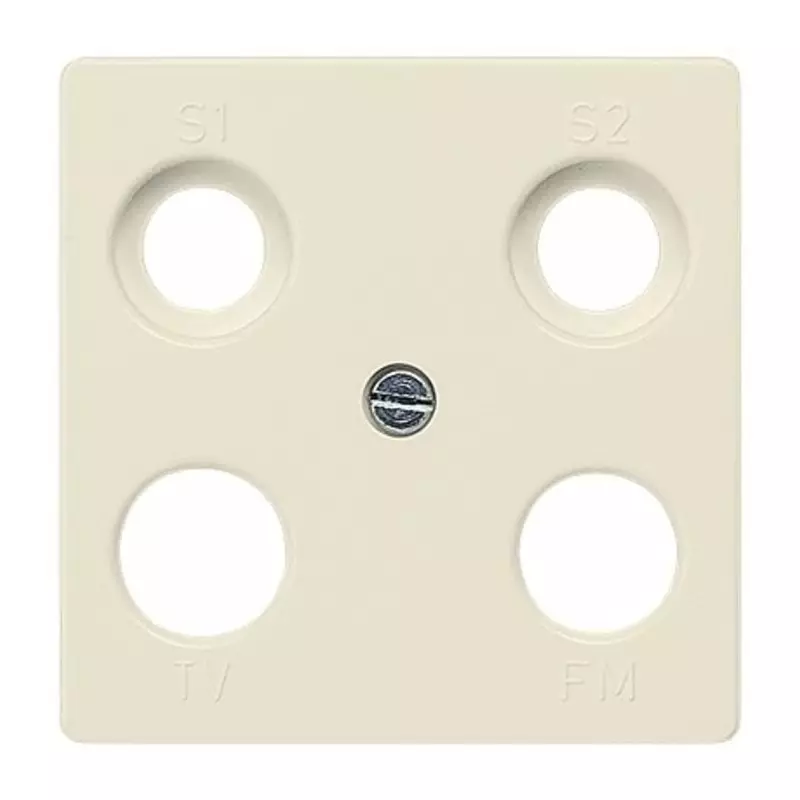 Siemens 5TG25 Series, 4 Way Coaxial Cover Plate, 5TG2595