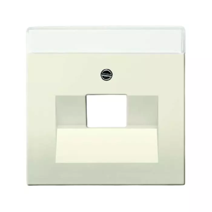 ABB White 1 Gang Plastic RJ45 Cover Plate, 2CKA001710A3147