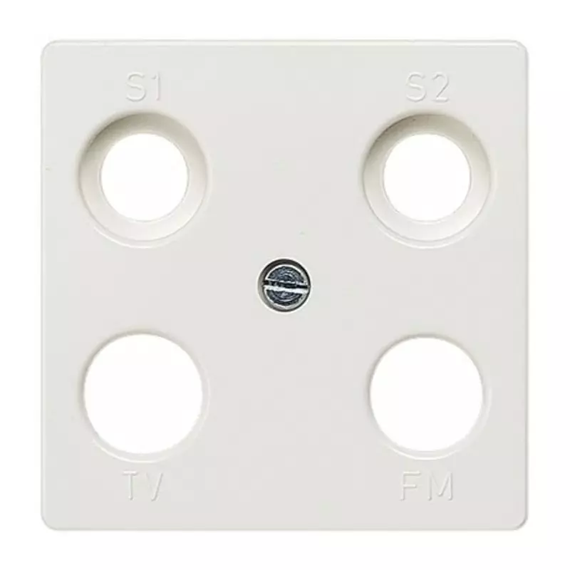 Siemens 5TG25 Series, 4 Way Coaxial Cover Plate, 5TG2565