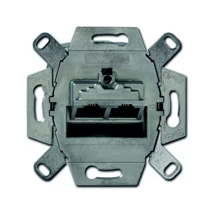 ABB Grey 2 Gang RJ45 Socket, 2CKA000230A0411