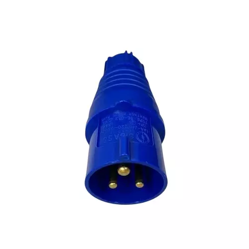 Sibass Electric Plug 16 A 3 Pin IP44 Rating and CE Mark, SE-P013 (Pack of 120)