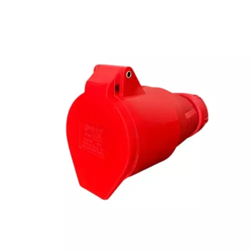 Sibass Electric Straight Socket 32 A 5 Pin IP44 Rating and CE Mark, SE-S225 (Pack of 60)