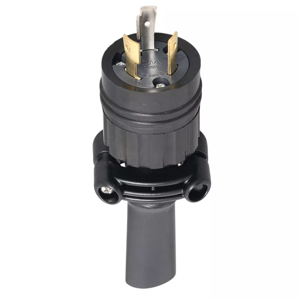 AMERICAN DENKI Waterproof Plug 250 V Voltage 20 A Current Type, 3222RW-L6