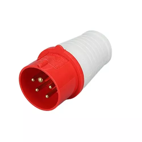 Sibass Electric Plug 32 A 5 Pin IP44 Rating and CE Mark, SE-P025 (Pack of 60)