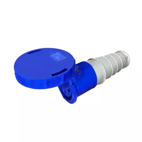 Sibass Electric Straight Socket 63 A 3 Pin IP44 Rating and CE Mark, SE-S233 (Pack of 10)
