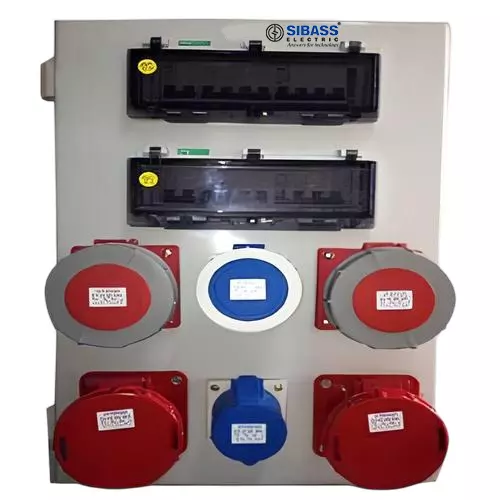 Sibass Electric Plug and Socket Enclosure with CE Mark 5 Pin and IP 44 Rating, SE-881A
