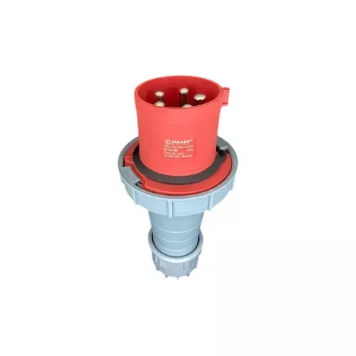 Sibass Electric Plug 125 A 5 Pin IP44 Rating and CE Mark, SE-P045 (Pack of 10)