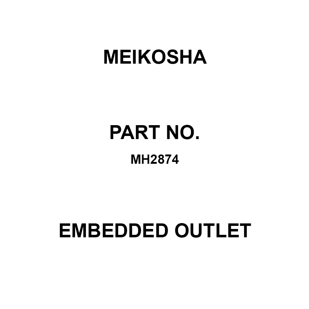 Meikosha Embedded Outlet 250 V Rated Voltage 20 Amp Current, MH2874