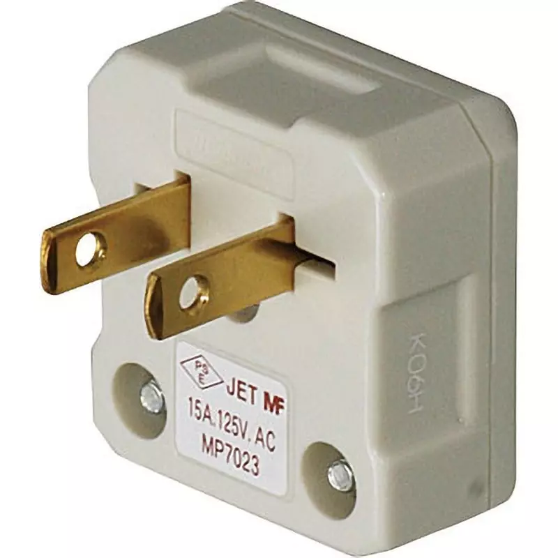 Meikosha L-Shaped Plug 2P 15 Amp 125 V, MP7023