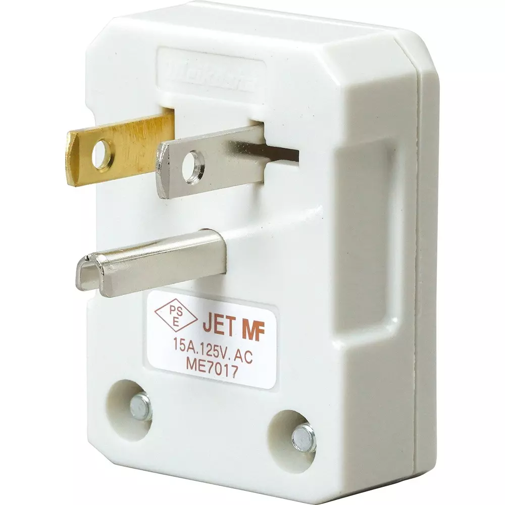 Meikosha L-Shaped Plug Ground 2P 15 Amp 125 V, ME7017T1