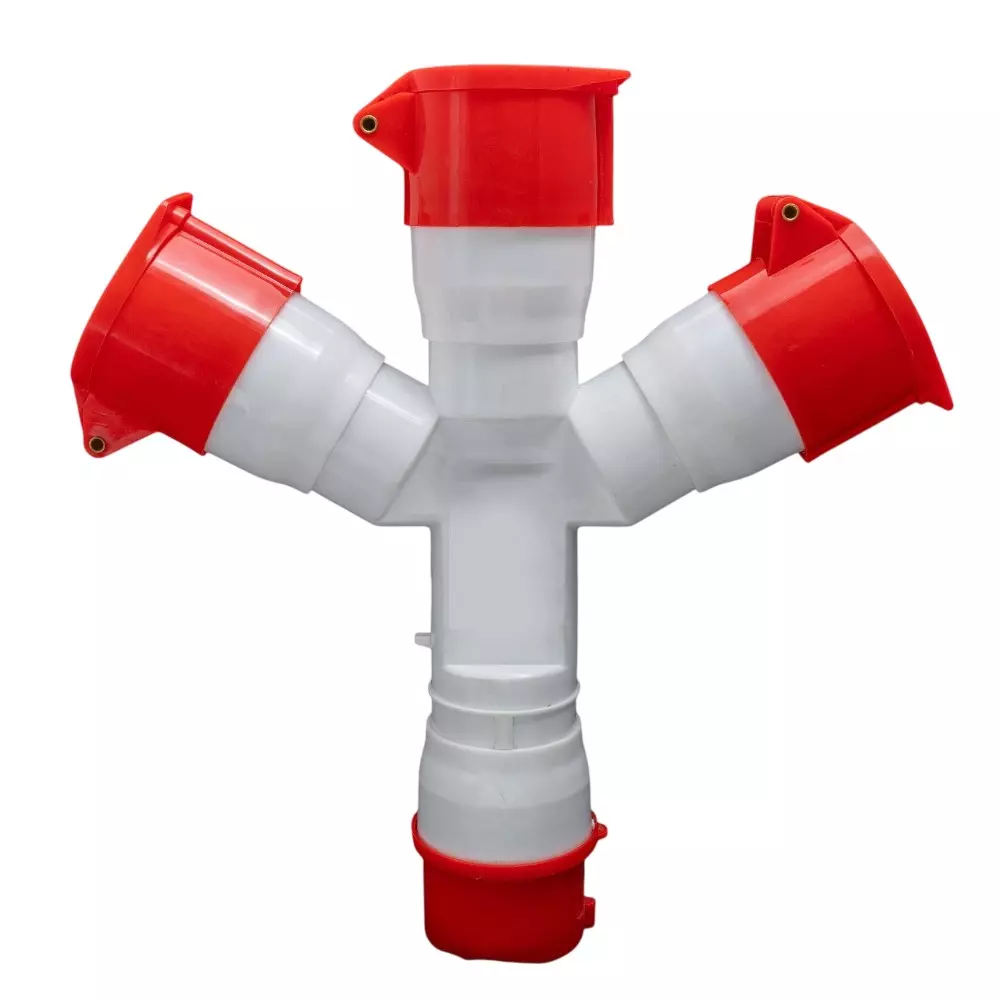 Sibass Electric Socket 16 A 5 Pin IP44 Rating and CE Mark, SE-1015 (Pack of 20)