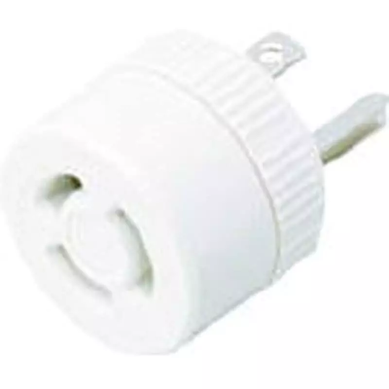 Meikosha Ground Adapter Ground 2P 15 Amp 125 V Rating, MH2986