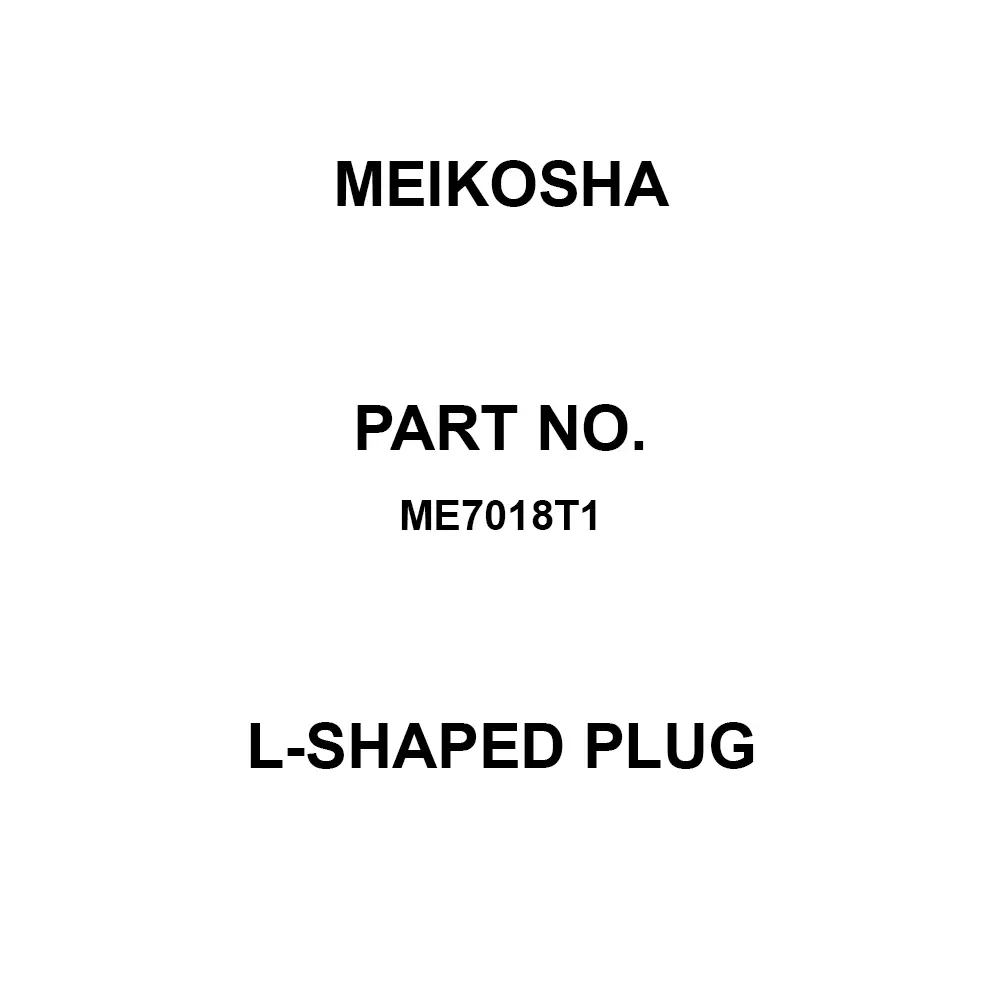 Meikosha L-Shaped Plug 250 V Rated Voltage 20 Amp Current, ME7018T1 (Pack of 200)