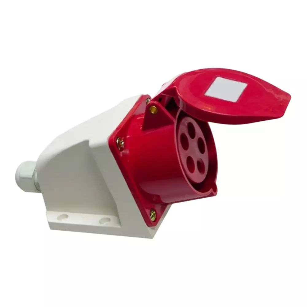 Sibass Electric Box Socket 32 A 5 Pin IP44 Rating and CE Mark, SE-S125X (Pack of 60)