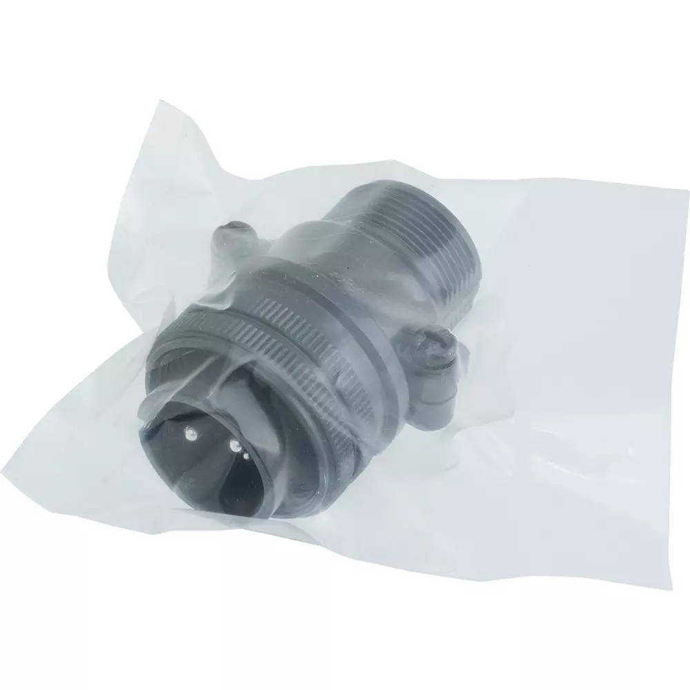 FUJIKURA Round Type Split Shell Straight Plug with Key Position Change 3 Pole, D/MS3106B18-5PY