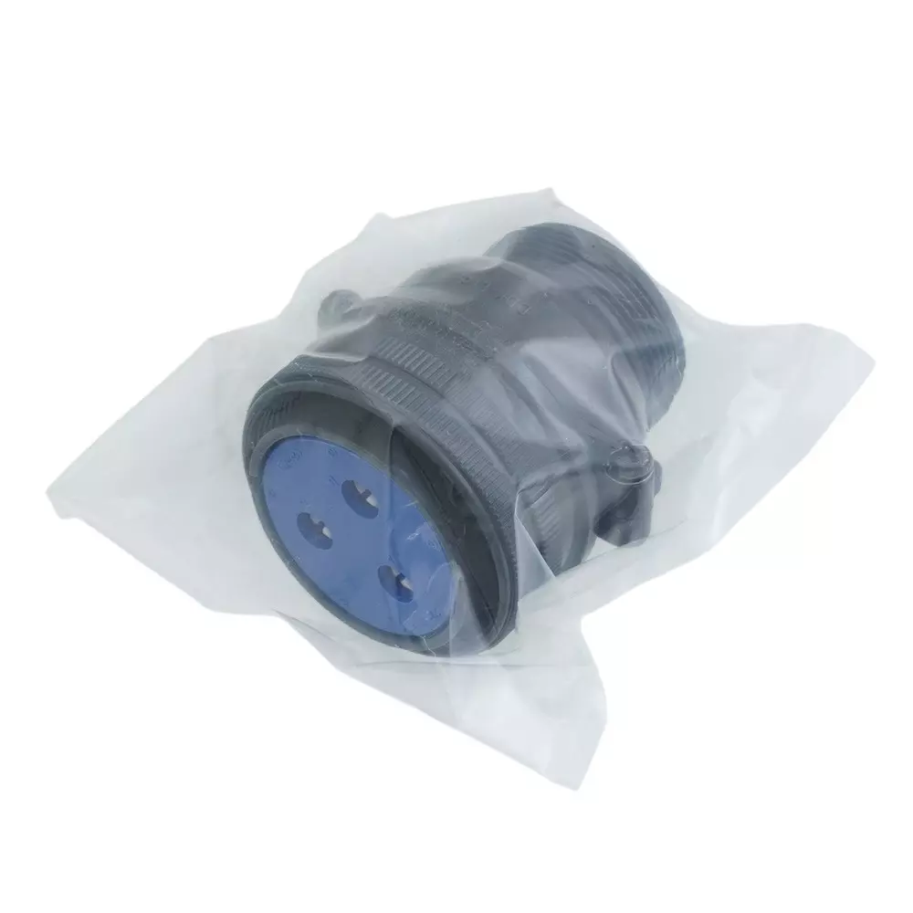 FUJIKURA Round Type Split Shell Straight Plug with Key Position Change 3 Pole, D/MS3106B28-6SX