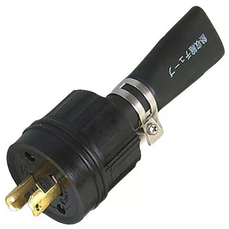 AMERICAN DENKI Waterproof Plug 250 V Voltage 30 A Current Type, 2322RW