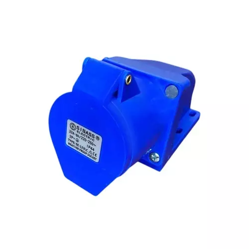 Sibass Electric Panel Socket Without Body IP44 Rating and CE Mark