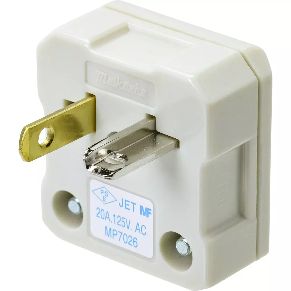 Meikosha L-Shaped Plug 2P 20 Amp 125 V, MP7026