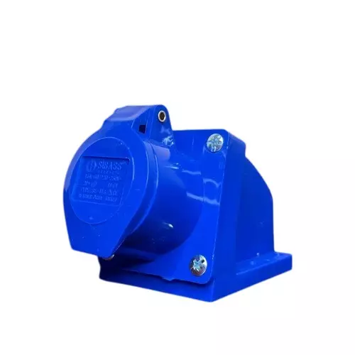 Sibass Electric Box Socket 16 A 3 Pin IP44 Rating and CE Mark, SE-S113 (Pack of 60)