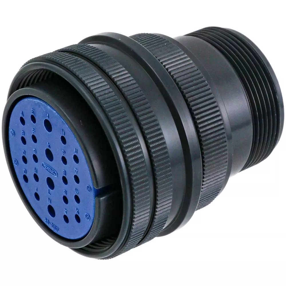 FUJIKURA Round Type Solid Shell Straight Plug with Key Position Change 22 Pole, D/MS3106A28-11SW