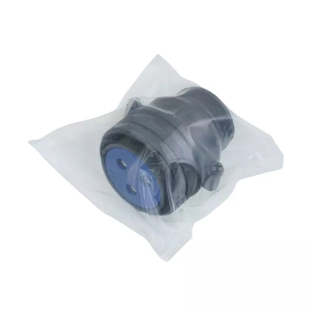 FUJIKURA Round Type Split Shell Straight Plug with Key Position Change 3 Pole, D/MS3106B28-6SY