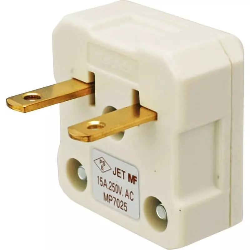 Meikosha L-Shaped Plug 2P 15 Amp 250 V, MP7025T1