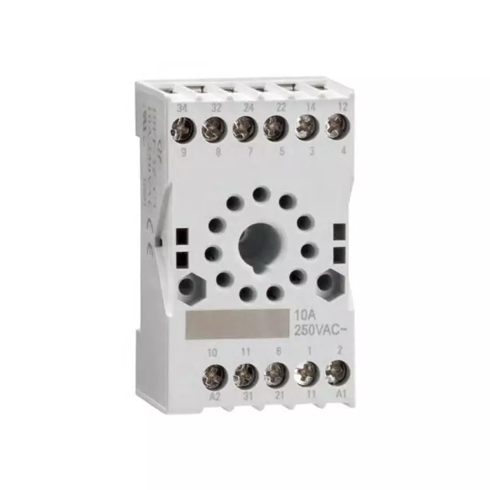 Lovato HR SERIES DIN Rail Relay Socket, for use with HR SERIES, HR7XS2