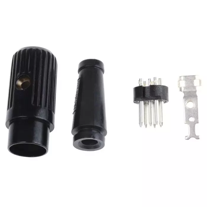 RS Pro 8 Pole Din Plug DIN 41524 DIN 45322 DIN 45326 DIN 45327 DIN 45329 2A 34 V AC/DC Male Cable Mount