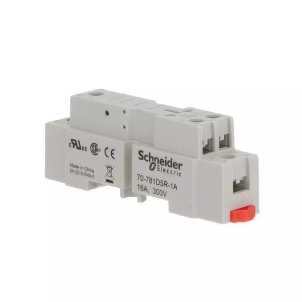 Schneider Electric Relay Socket Screw Termination, 70-781D5R-1A