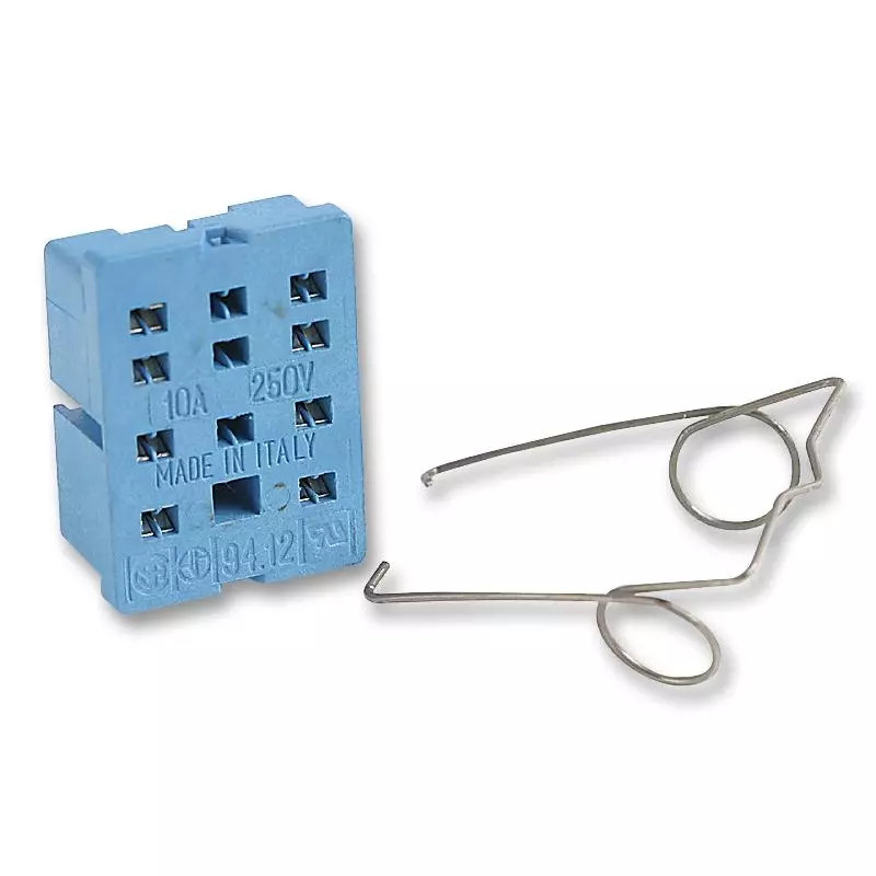 FINDER Socket & Clip, Pcb, Dpco, Relay, 94.12SMA