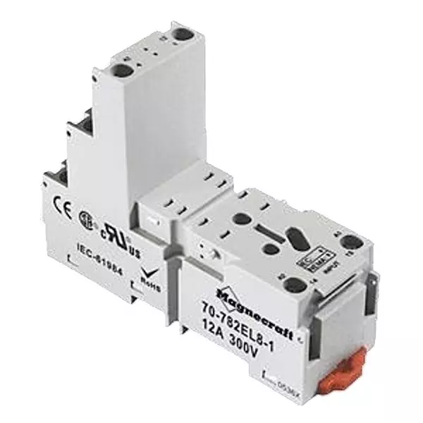 Schneider Electric Relay Socket Socket Termination, 70-782EL8-1