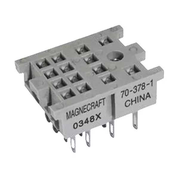 Schneider Electric Relay Socket Solder Terminal Termination, 70-378-1