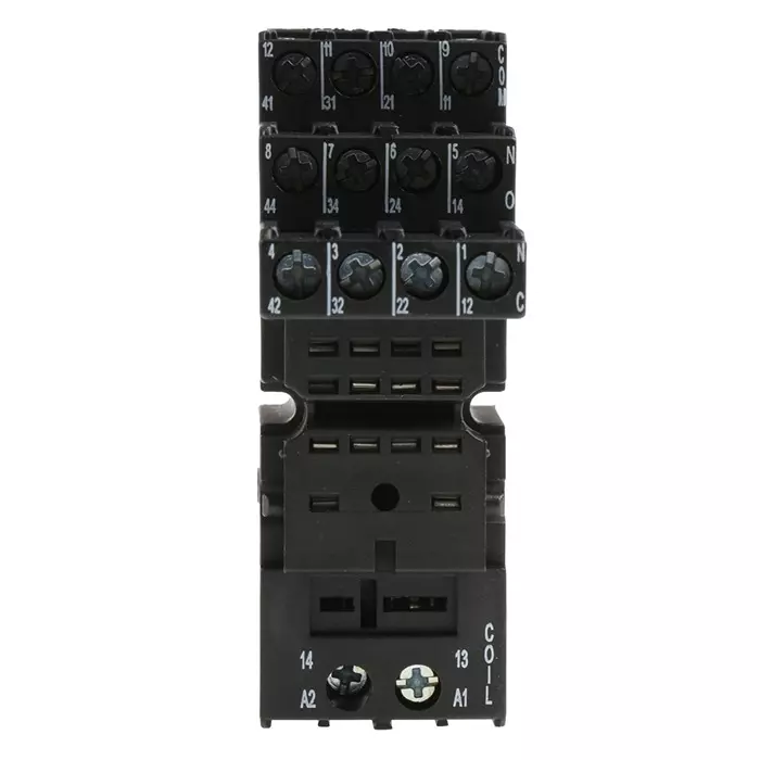 Finder 94 Series DIN Rail Relay Socket 14 Pin 250 V AC for Use with 55.34 85.04 55.32 Series Relay, 94.040SMA