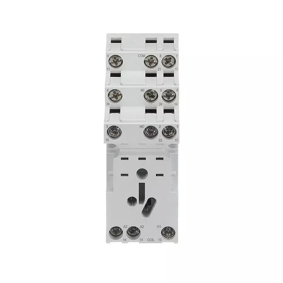 ABB Relay Socket, 7A, 250V, Din Rail, 1SVR405651R2100