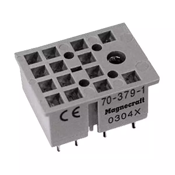 Schneider Electric Relay Socket Solder Terminal Termination, 70-379-1
