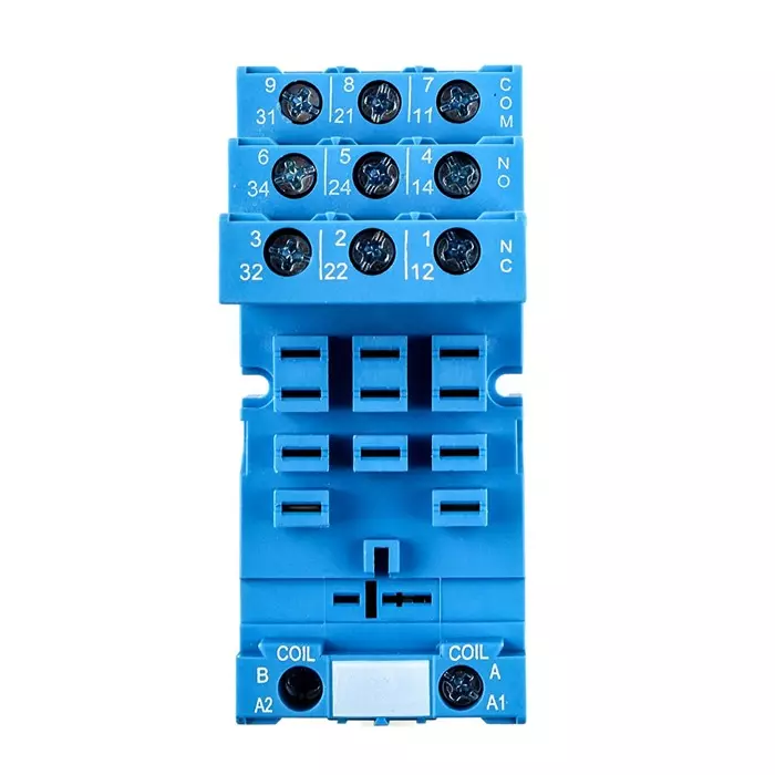 Finder 92 Series DIN Rail Relay Socket 11 Pin 250 V AC for Use with 62.32 62.33, 92.03SMA