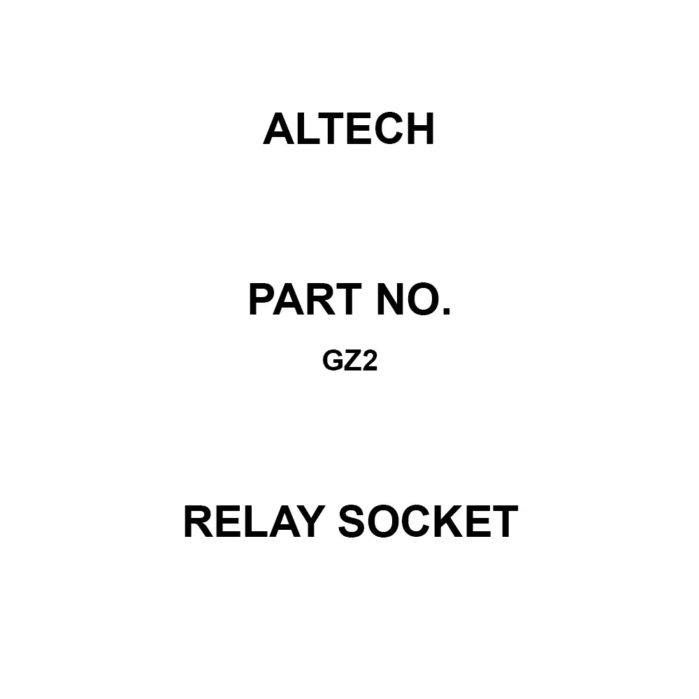 ALTECH Relay Socket Screw Termination, GZ2