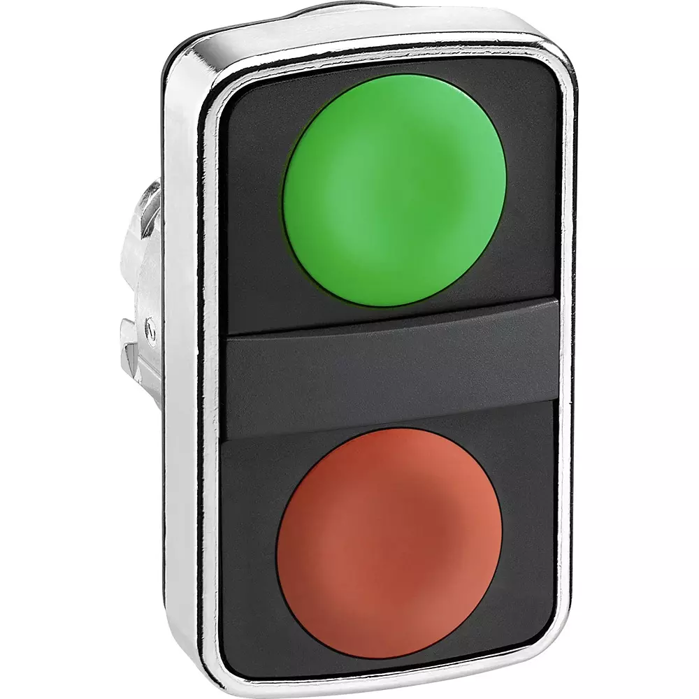 Schneider Electric Push Button Head Metal Material yellow Metal head mushroom type Type, ZB4BC54